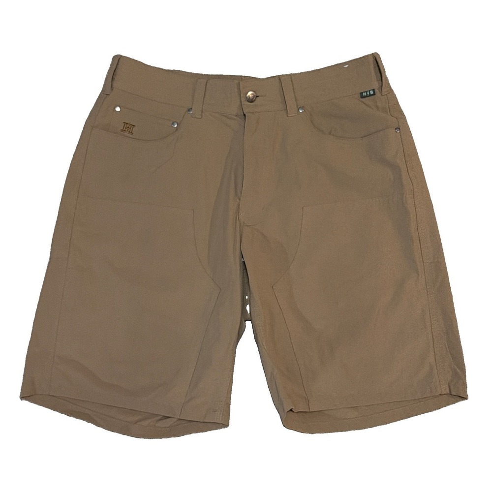 Howler Brothers Men's 34x9 Tan Brown Outdoor Hiking Shorts